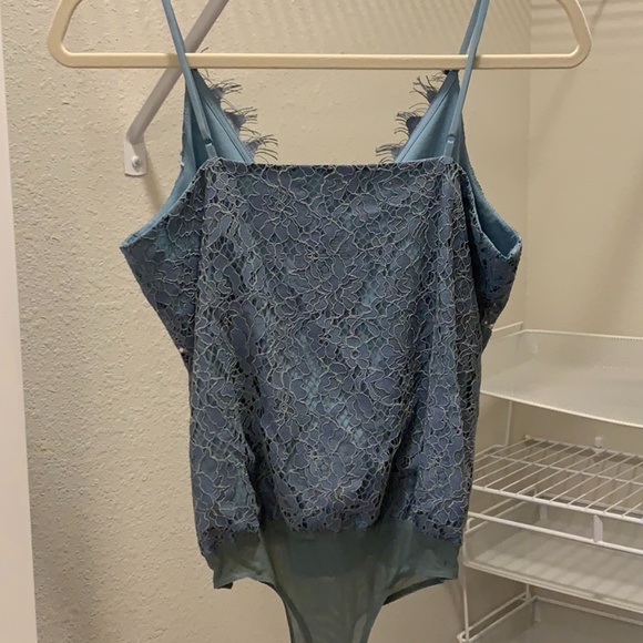 Blue Lace Bodysuit - Picture 4 of 4